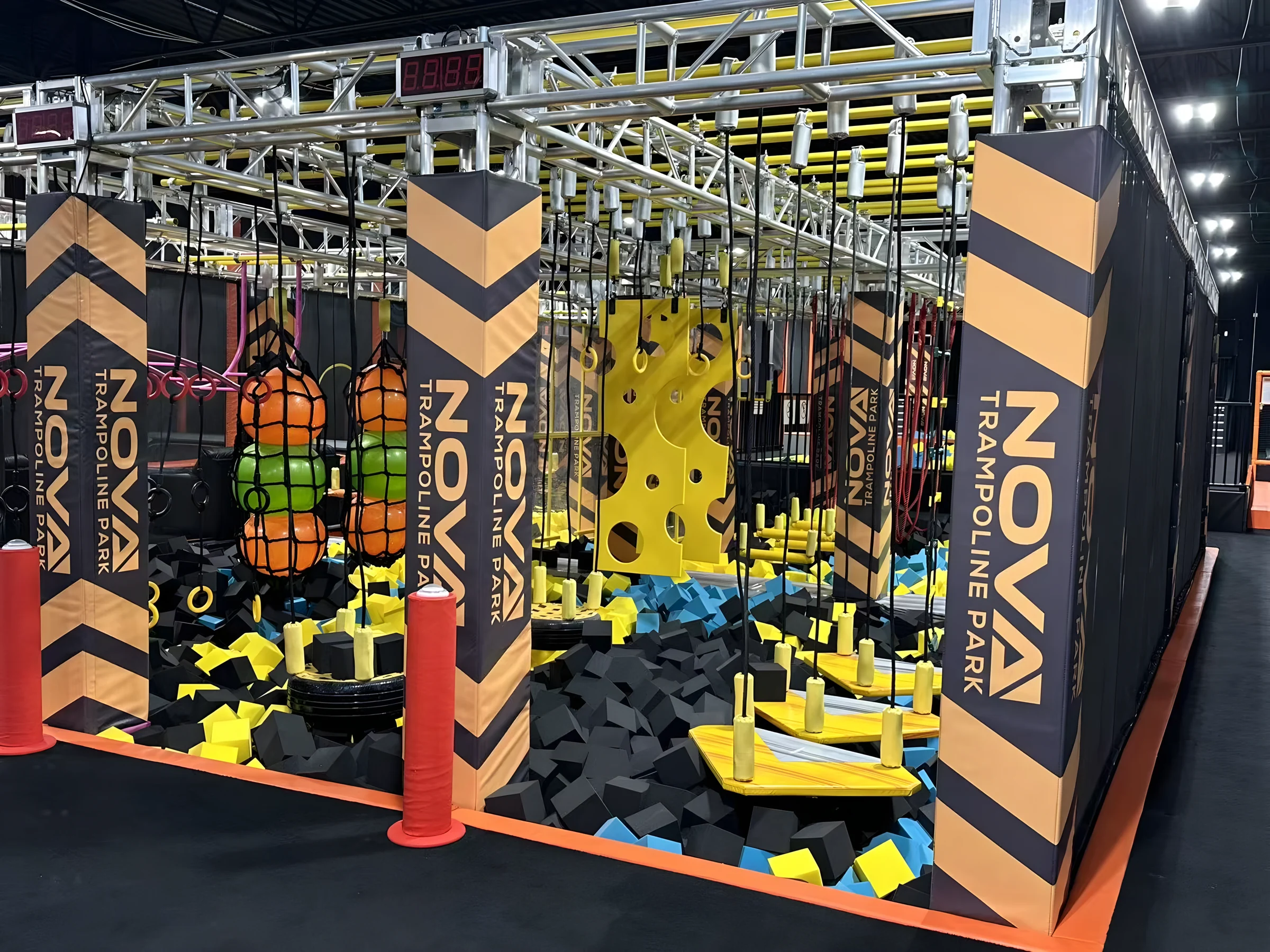 Ninja course at Nova Adventure Park Cincinnati